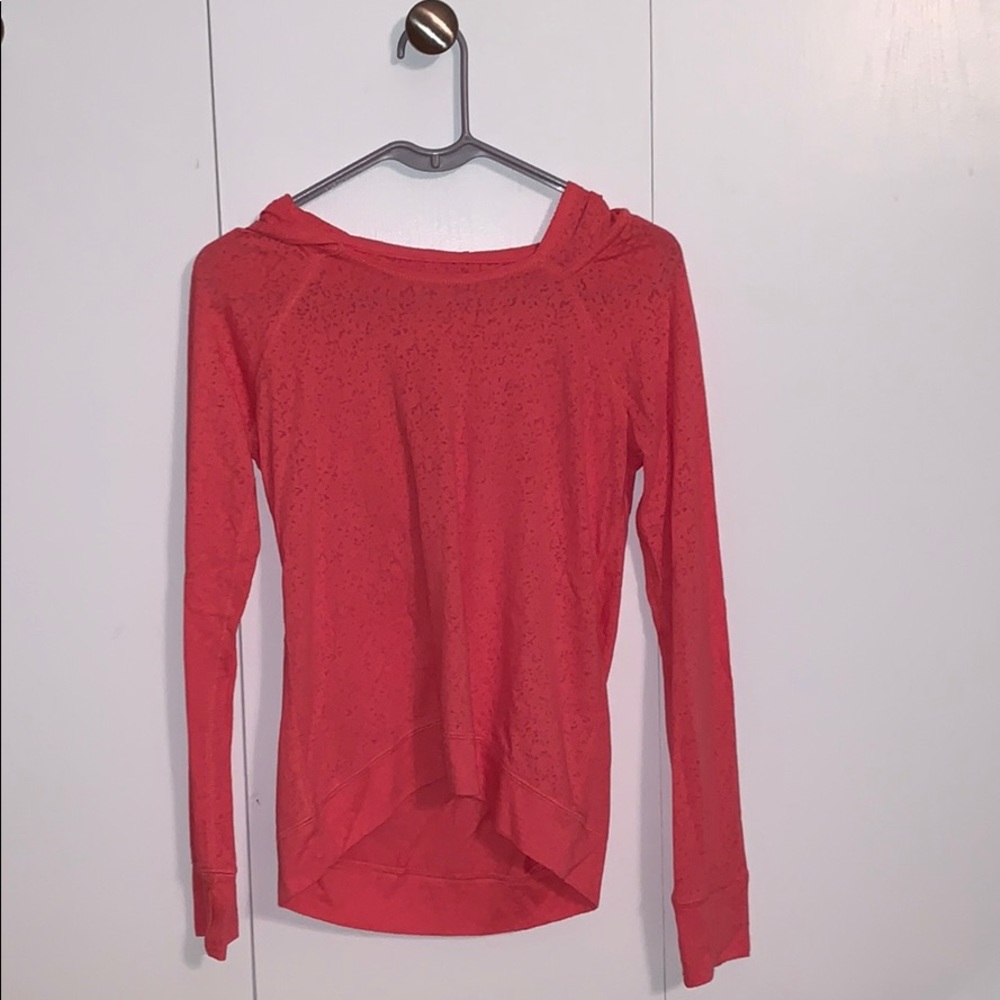 Girls hooded long sleeved shirt